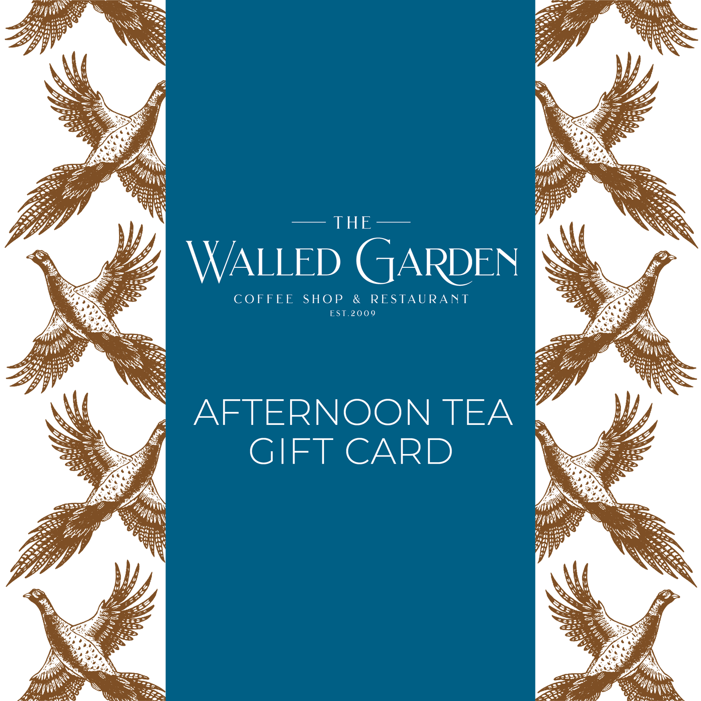 The Walled Garden Afternoon Tea for Two Gift Card