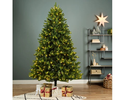 Everlands 7ft Pre Lit ‘Freiburg Pine'