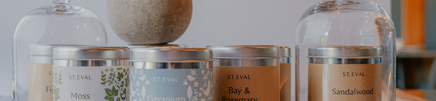 St Eval candles from Wentworth Garden Centre